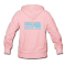 tt rectangle womens hoodie on pink